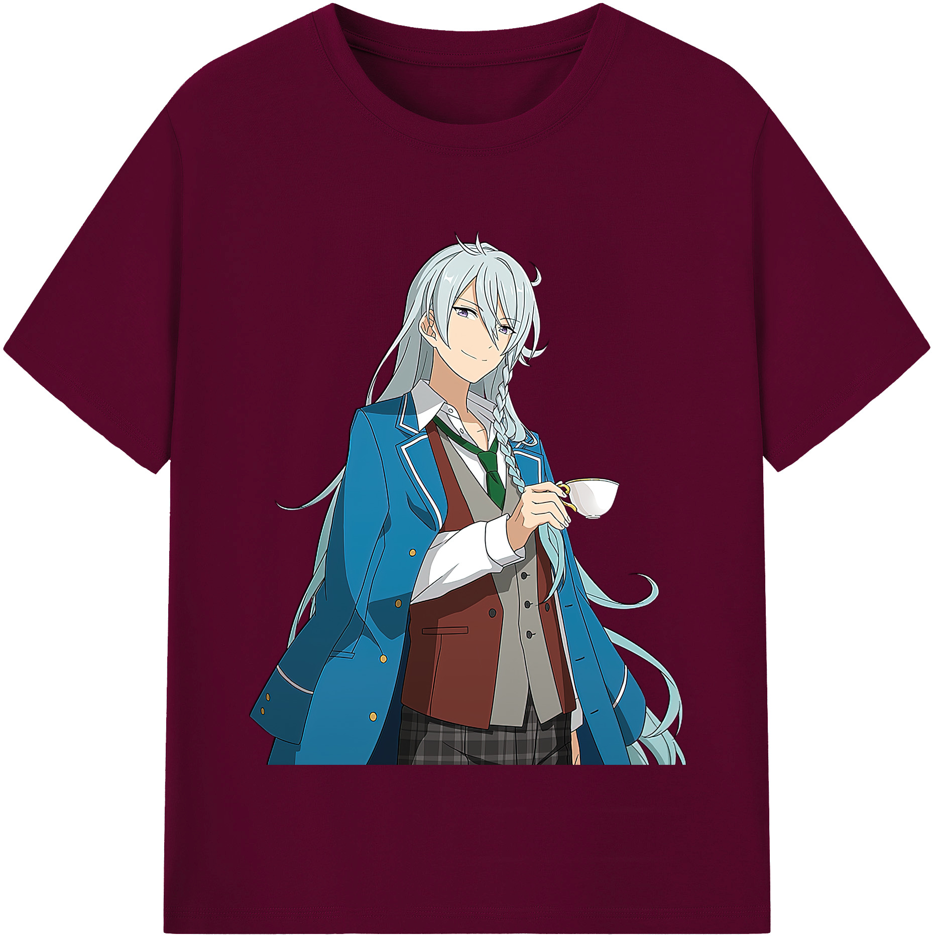 （画像用） あんさんぶるスターズ! Ensemble Stars レディースカジュアルプリントTシャツ（綿100％）